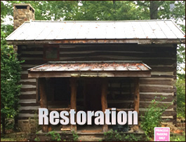 Historic Log Cabin Restoration  Albany, Georgia
